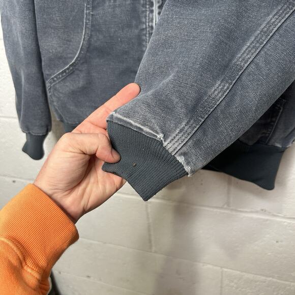 Y2K Carhartt Quilt-Lined Jacket “Stone Blue” WJ130 STM - Picture 4 of 10